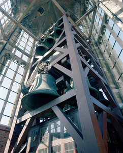 822526 Afbeelding van het carillon in de Domtoren (Domplein) te Utrecht.